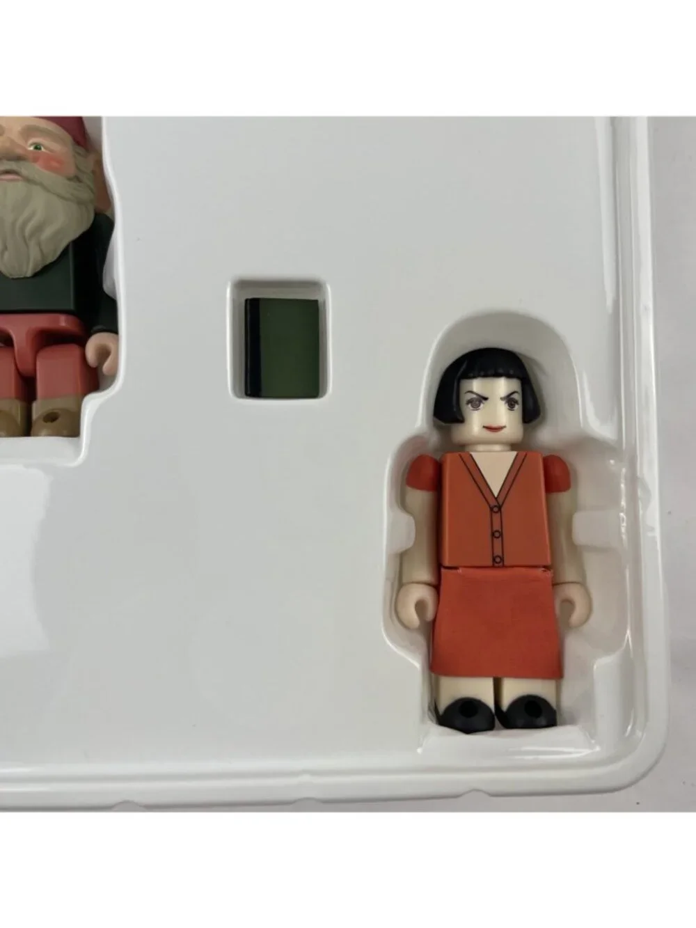 Medicom Toy Kubrick Amelie Poulain Gnome Book Figurine Set 1/1 Scale 60mm NOS
